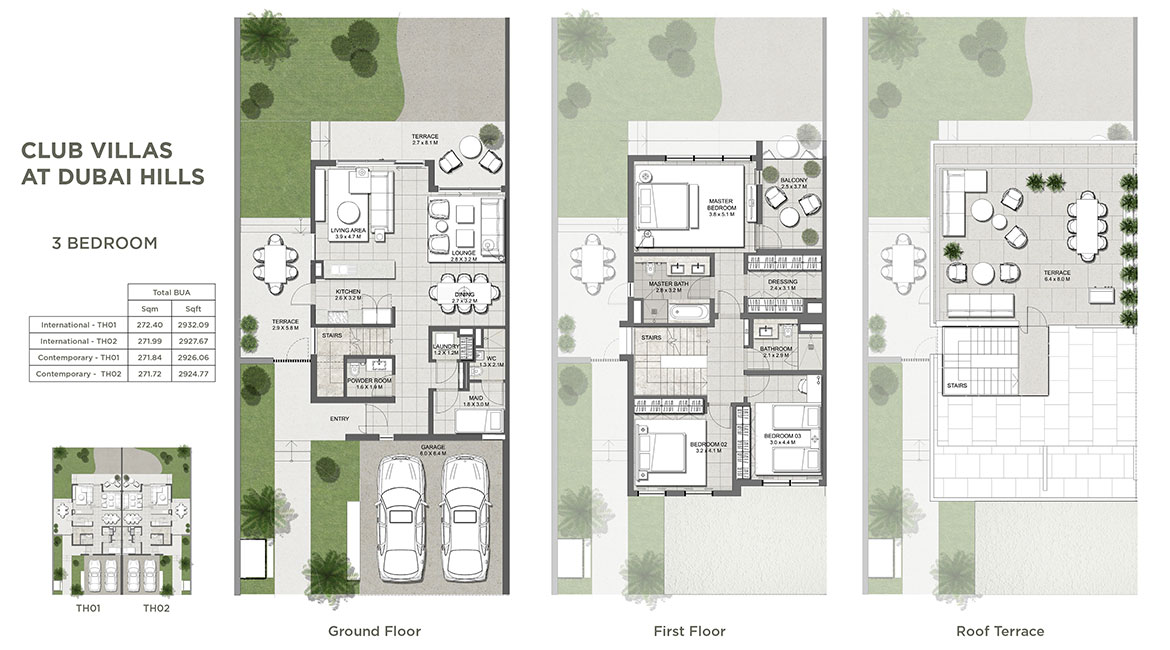 Club Villas by Emaar - Floor Plan